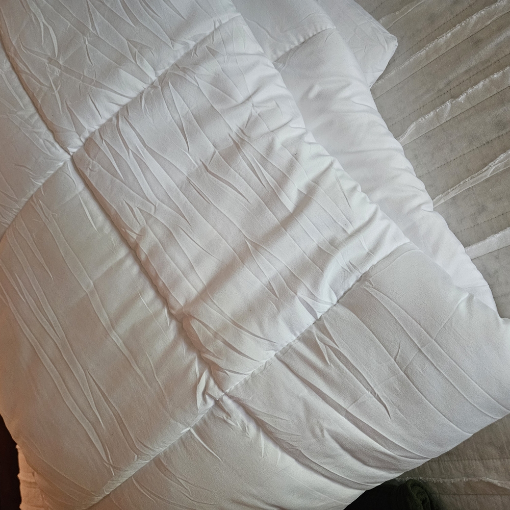 King size duvet cover and insert